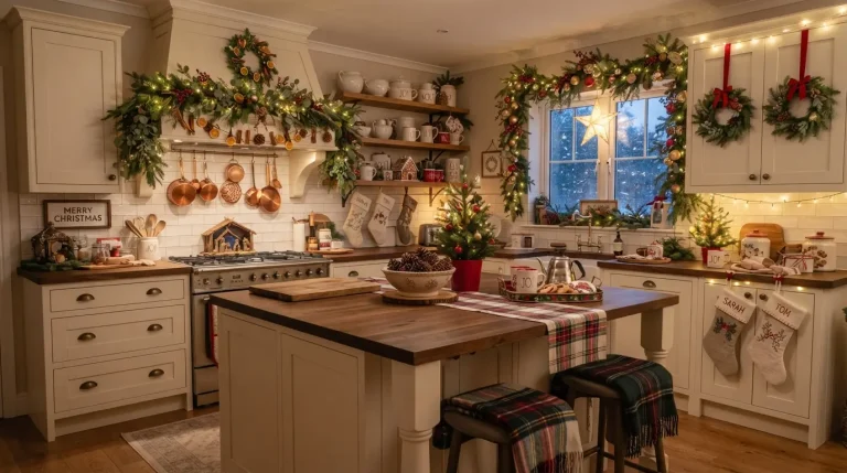 15 Cozy Christmas Kitchen Decor Ideas That Feel Warm and Welcoming