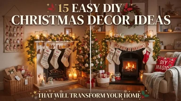 15 Easy DIY Christmas Decor Ideas That Will Transform Your Home