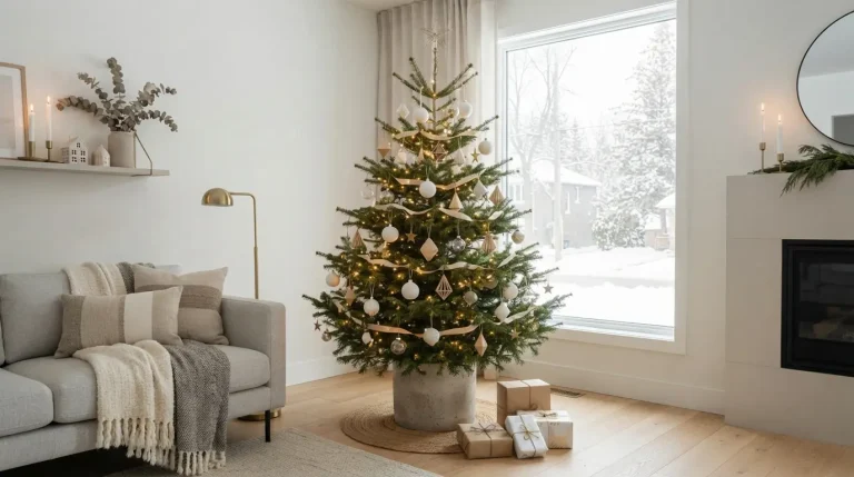 15 Modern Minimalist Christmas Tree Trends to Elevate Your Holiday Living Room