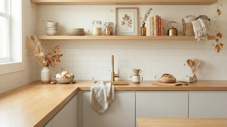 16 Minimalist Fall Kitchen Decor Inspiration for a Clean and Cozy Look