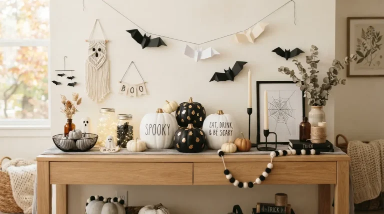 19 Minimalist DIY Halloween Decor Projects for a Stylish Autumn